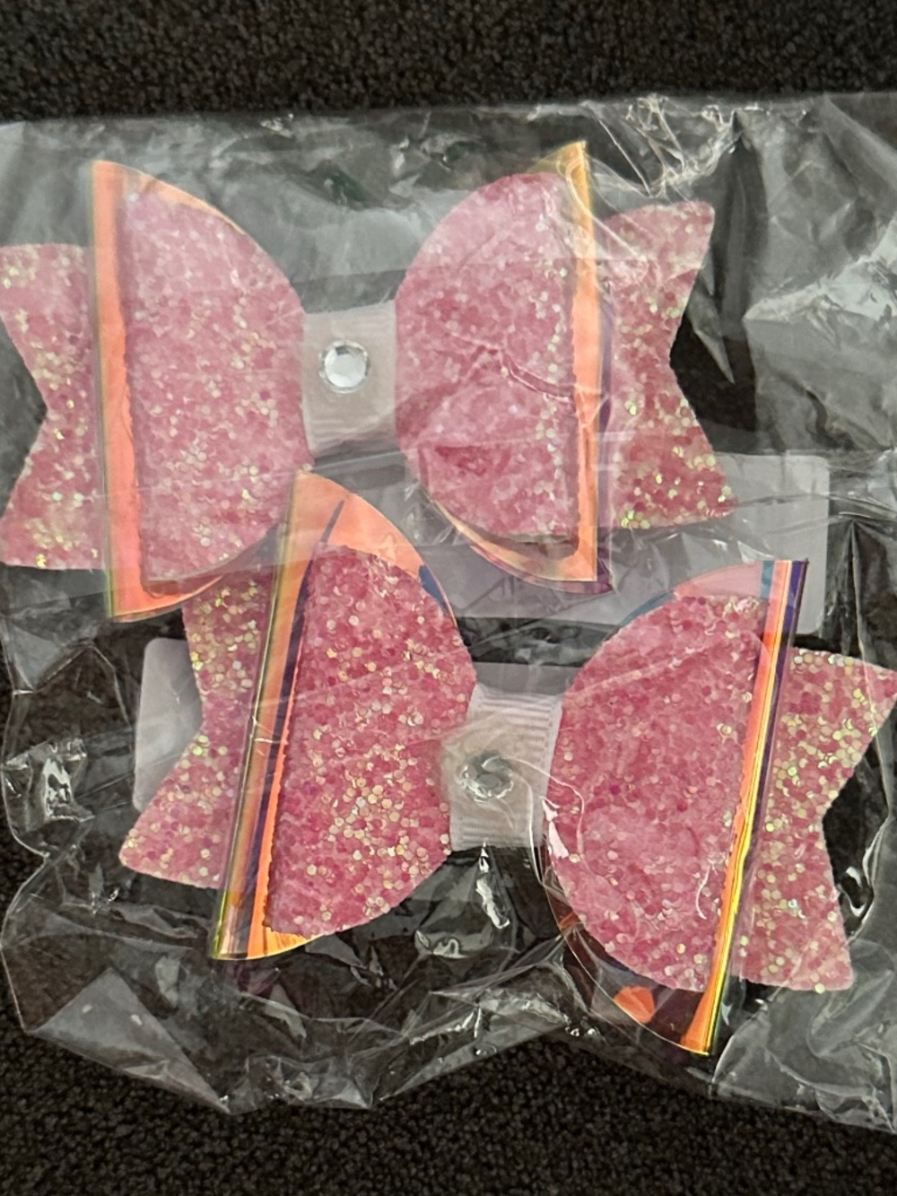 2 Sers of Pink Hair Bows - Picture 6 of 6
